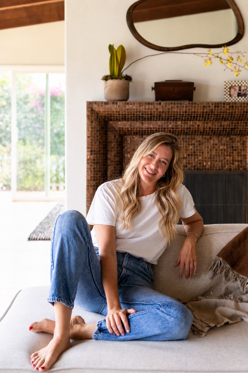 Chelsey at home in Santa Barbara